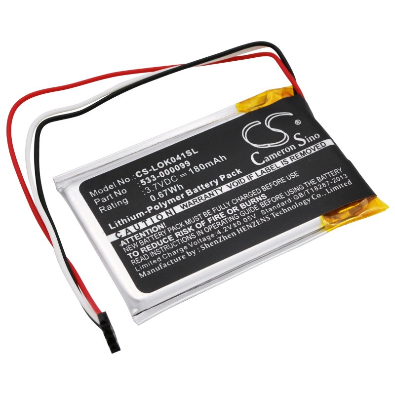 Batterie pour Logitech ik1041 (180 mAh/0.67 Wh, 3.7 V)