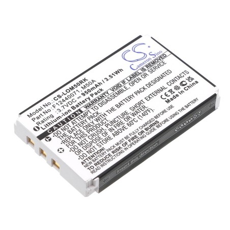 Batterie pour Logitech diNovo Edge (950 mAh/3.52 Wh, 3.7 V)