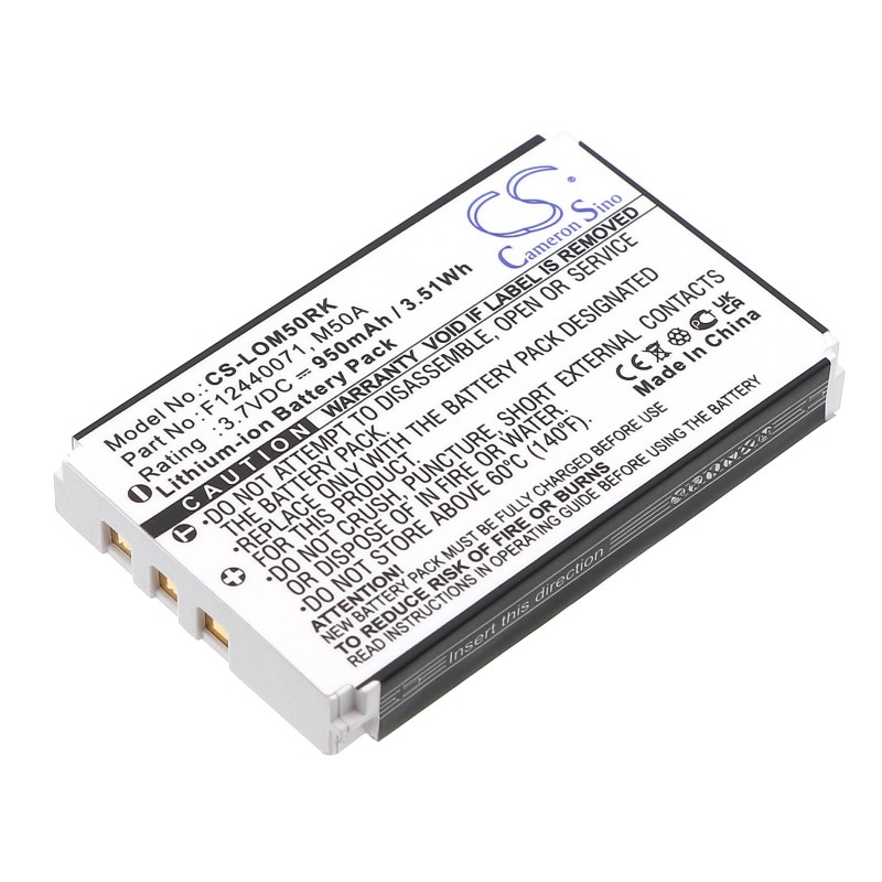 Batterie pour Logitech Y-RAY81 (950 mAh/3.52 Wh, 3.7 V)
