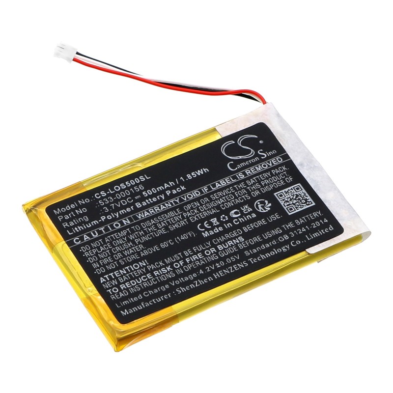 Batterie pour Logitech Slim Combo (500 mAh/1.85 Wh, 3.7 V)