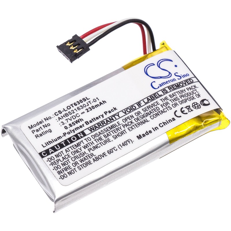 Batterie pour Logitech 1311 (230 mAh/0.85 Wh, 3.7 V)