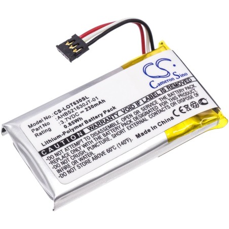 Batterie pour Logitech 1311 (230 mAh/0.85 Wh, 3.7 V)