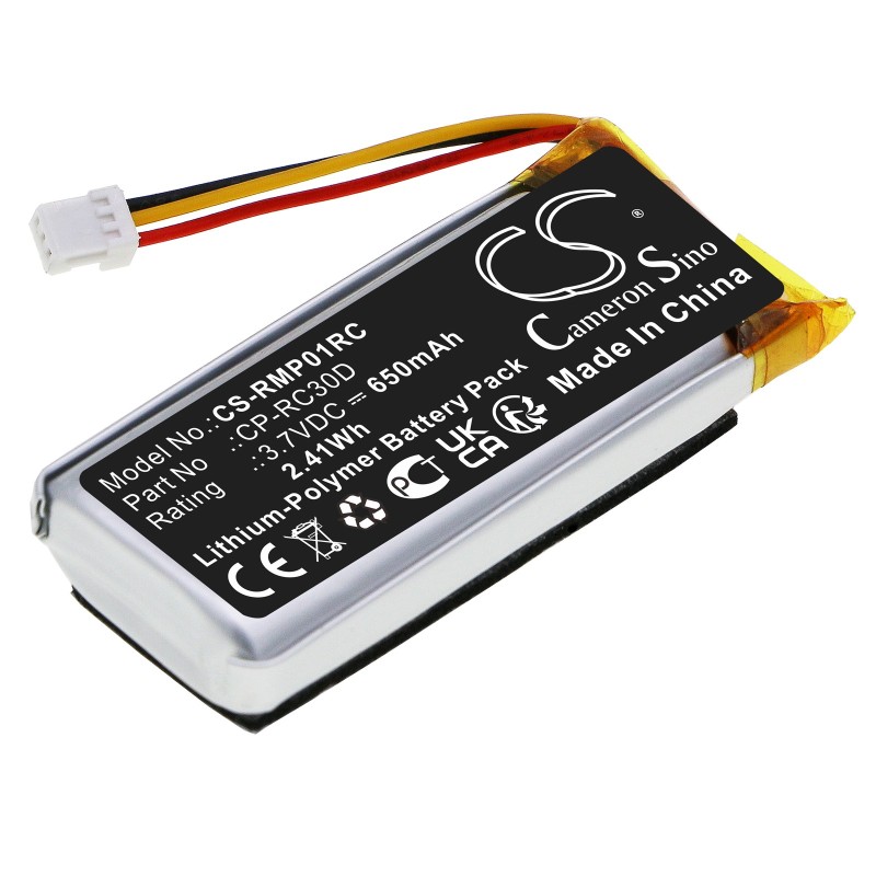 Batterie pour Razer RC30-031701 (650 mAh/2.41 Wh, 3.7 V)