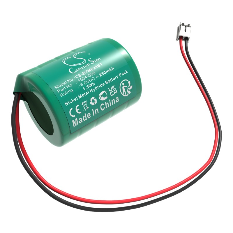 Batterie pour BELL-TEC 1504-005 (250 mAh/1.5 Wh, 6 V)