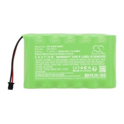 Batterie pour CaddX ZeroWire Control Panel (2000 mAh/14.4 Wh, 7.2 V)