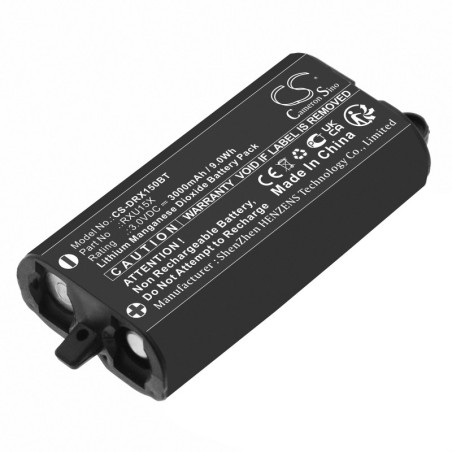 Batterie pour Daitem SH156AX (3000 mAh/9 Wh, 3 V)