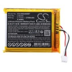 Batterie pour Visonic LIB2A6 (2700 mAh/9.99 Wh, 3.7 V)