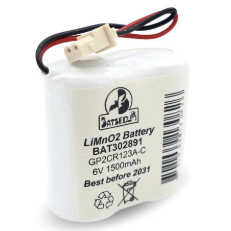 BATTERIE SYSTEME ALARME BATSECUR BAT03 6V 170mAH