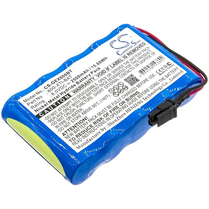 Batterie pour GE Simon XTi Control Panel (2500 mAh/15 Wh, 6 V)