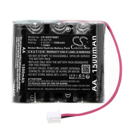 Batterie pour GE Control Panel (1500 mAh/7.2 Wh, 4.8 V)