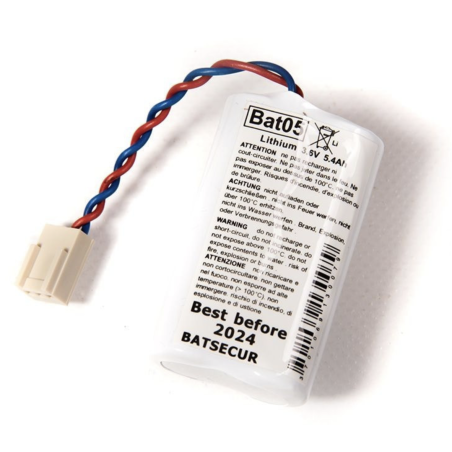 BATTERIE SYSTEME ALARME BATSECUR BAT05 3.6V 5.4AH