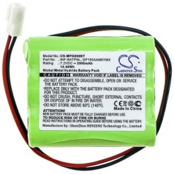Batterie pour Marmitek ProGuard Control Panel (2000 mAh/14.4 Wh, 7.2 V)