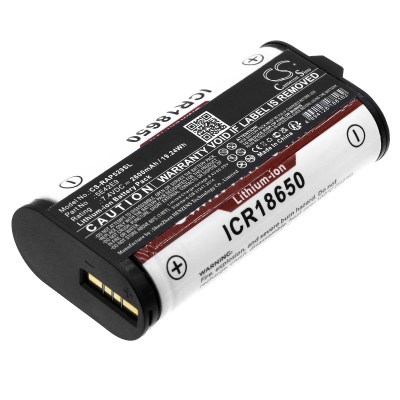 Batterie pour Ring 5E42E9 (2600 mAh/19.24 Wh, 7.4 V)