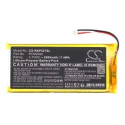 Batterie pour Ring 5AT2S7 (2000 mAh/7.4 Wh, 3.7 V)