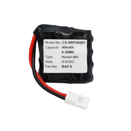 Batterie pour Perimeter SR-i500 (40 mAh/0.38 Wh, 9.6 V)