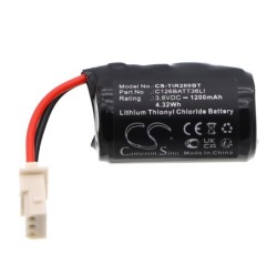 Batterie pour Technoalarm C126BATT36LI (1200 mAh/4.32 Wh, 3.6 V)