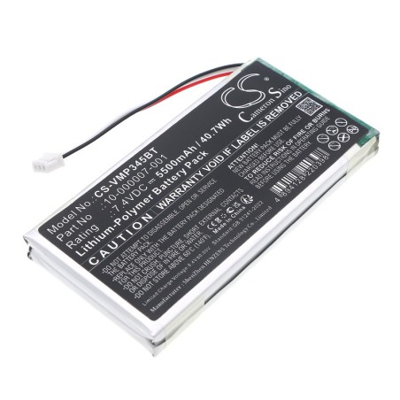 Batterie pour Vivint Sky Master Control Panel (5500 mAh/40.7 Wh, 7.4 V)