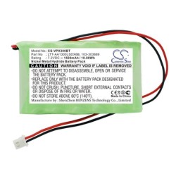Batterie pour Visonic PowerMax Complete control panel (1500 mAh/10.8 Wh, 7.2 V)