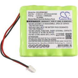 Batterie pour Visonic 0-100459 (2000 mAh/19.2 Wh, 9.6 V)