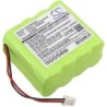 Batterie pour Visonic PowerMax 0-9912-L Control Panel (2000 mAh/19.2 Wh, 9.6 V)