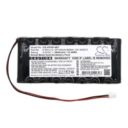 Batterie pour Visonic Amber Select (2000 mAh/19.2 Wh, 9.6 V)