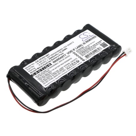 Batterie pour Visonic Powermaster 33 Control Panel (2000 mAh/19.2 Wh, 9.6 V)