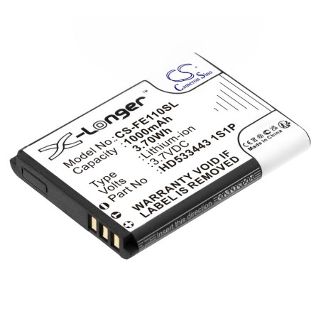 Batterie pour Fiio E11 (1000 mAh/3.7 Wh, 3.7 V)
