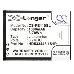 Batterie pour Fiio E11 (1000 mAh/3.7 Wh, 3.7 V)