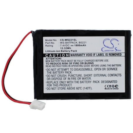 Batterie pour William B0221 (1800 mAh/13.32 Wh, 7.4 V)