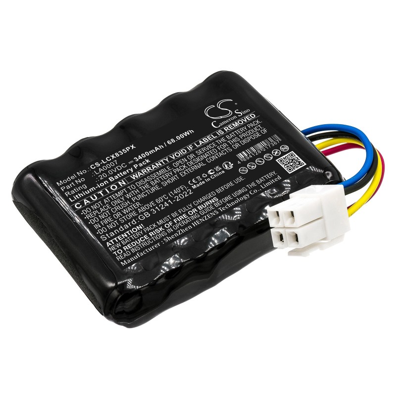Batterie pour Landxcape LA0007 (3400 mAh/68 Wh, 20 V)