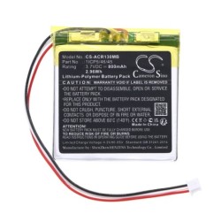 Batterie pour Angelcare AC1300-D (800 mAh/2.96 Wh, 3.7 V)