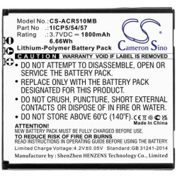 Batterie pour Angelcare 1ICP5/54/57 (1800 mAh/6.66 Wh, 3.7 V)