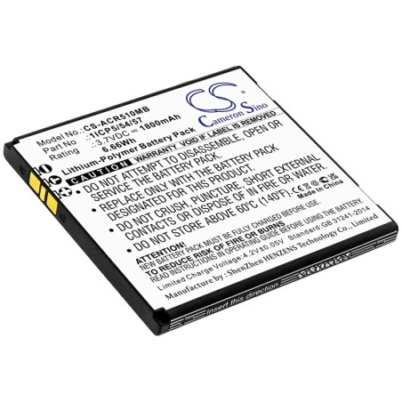 Batterie pour Angelcare AC315 (1800 mAh/6.66 Wh, 3.7 V)