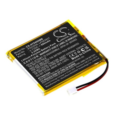 Batterie pour Alecto DBX-60 (600 mAh/2.22 Wh, 3.7 V)