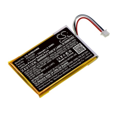 Batterie pour Alecto P002080 (700 mAh/2.59 Wh, 3.7 V)
