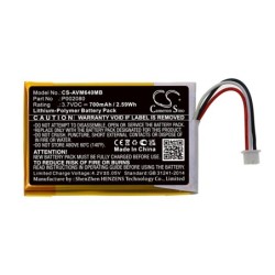 Batterie pour Alecto DVM-64 (700 mAh/2.59 Wh, 3.7 V)