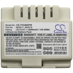Batterie pour Mr.Gardener MR 600 (5000 mAh/140 Wh, 28 V)