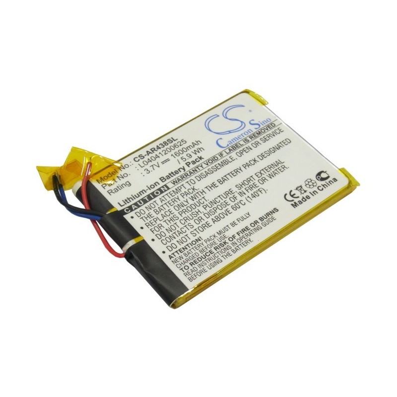 Batterie pour Archos A43IT 16GB (1600 mAh/5.92 Wh, 3.7 V)