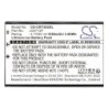 Batterie pour Creative Vado HD (1050 mAh/3.89 Wh, 3.7 V)