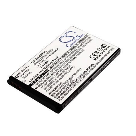 Batterie pour Creative Zen Micro Photo 8G (830 mAh/3.07 Wh, 3.7 V)