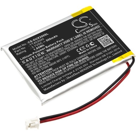 Batterie pour XDUOO X2 (500 mAh/1.85 Wh, 3.7 V)
