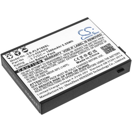 Batterie pour Plextalk PTP1 (1500 mAh/5.55 Wh, 3.7 V)