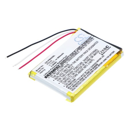 Batterie pour Philips GoGear SA6015 (800 mAh/2.96 Wh, 3.7 V)