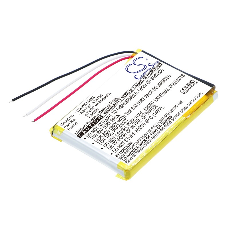 Batterie pour Philips A24737 (800 mAh/2.96 Wh, 3.7 V)