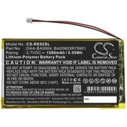 Batterie pour Creative DAA-BA0004 (1500 mAh/5.55 Wh, 3.7 V)