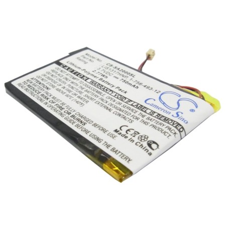 Batterie pour Sony NW-A2000 (750 mAh/2.78 Wh, 3.7 V)