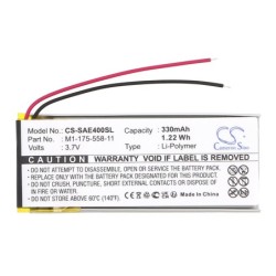 Batterie pour Sony NW-E505 (330 mAh/1.22 Wh, 3.7 V)