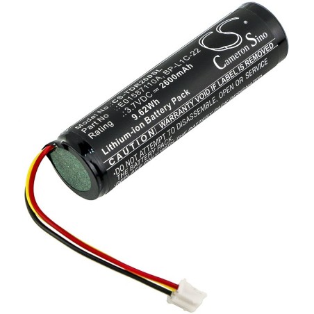 Batterie pour Tascam E01587110A (2600 mAh/9.62 Wh, 3.7 V)