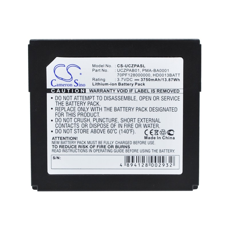 Batterie pour Creative UCZPAB01 (3750 mAh/13.88 Wh, 3.7 V)
