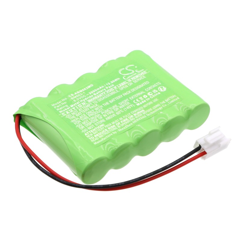 Batterie pour New Age Ionotens (2000 mAh/12 Wh, 6 V)